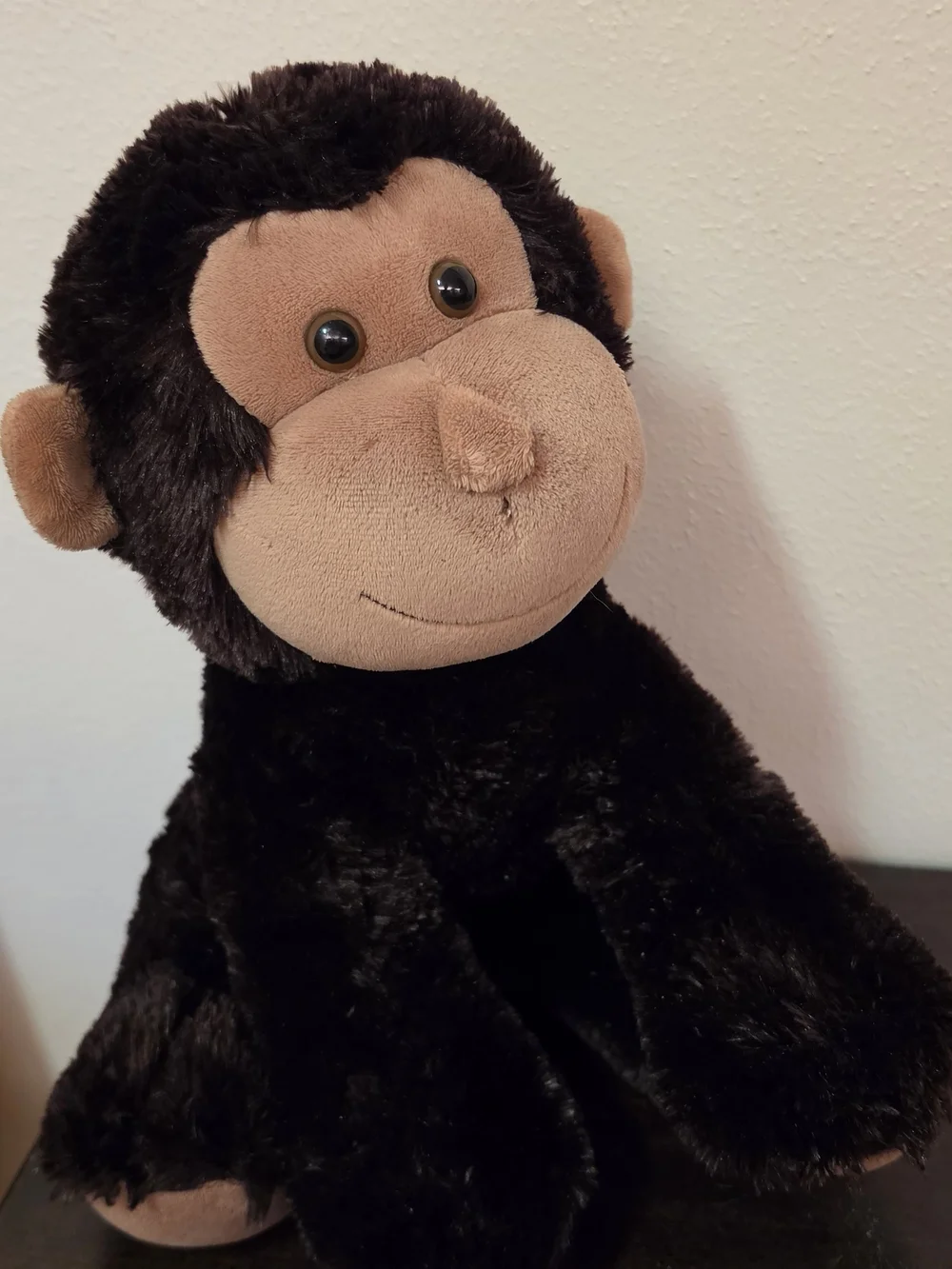 Aurora Plush Monkey Stuffed Animal - Brown Face, Dark Brown Body